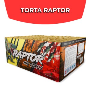 TORTA x 100 TIROS RAPTOR